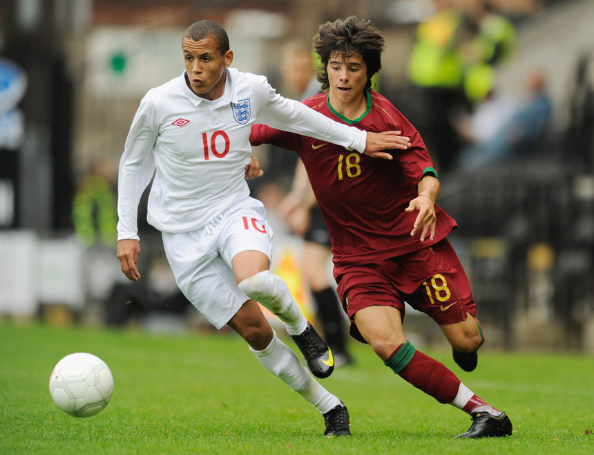 Ravel Morrison in full flight against Portugal in August.